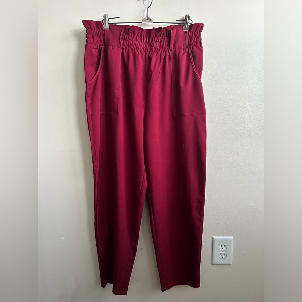 Freeprance Women’s Red Trousers XL